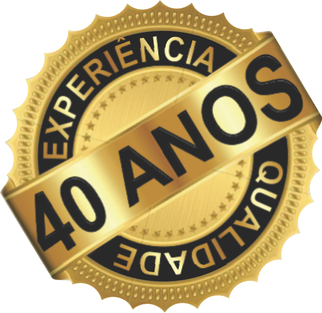 selo 40 anos png